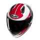 KASK MOTOCYKLOWY HJC C10 HIPER WHITE RED