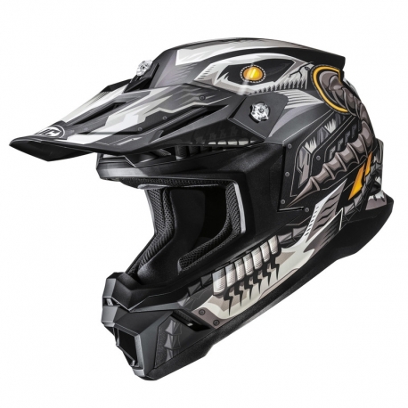 KASK MOTOCYKLOWY HJC C50 MECHA BEAST BLACK GREY
