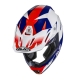 KASK MOTOCYKLOWY HJC C50 SLIDE WHITE BLUE