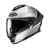 KASK MOTOCYKLOWY HJC C71 MORIX WHITE BLACK
