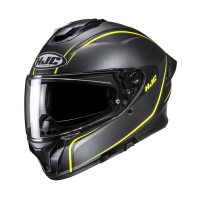 KASK MOTOCYKLOWY HJC C71 QUEZ BLACK YELLOW