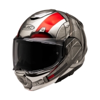 KASK MOTOCYKLOWY HJC F100 ANT-MAN MARVEL SILVER RED