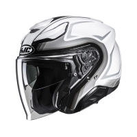 KASK MOTOCYKLOWY HJC F31 BASK WHITE GREY