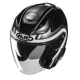 KASK MOTOCYKLOWY HJC F31 BASK BLACK WHITE