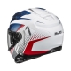 KASK MOTOCYKLOWY HJC F71 CATOS BLUE WHITE