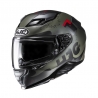 KASK MOTOCYKLOWY HJC F71 FACO GREEN BLACK