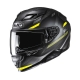 KASK MOTOCYKLOWY HJC F71 CARBON ESIRA BLACK YELLOW