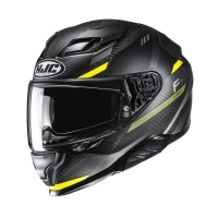 KASK MOTOCYKLOWY HJC F71 CARBON ESIRA BLACK YELLOW