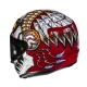 KASK MOTOCYKLOWY HJC RPHA12 SKULLY WHITE RED