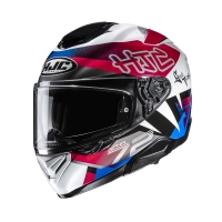 KASK MOTOCYKLOWY HJC RPHA72 GOLDY WHITE RED