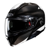 KASK MOTOCYKLOWY HJC RPHA91 NOELA CARBON BLACK WHITE XL