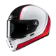 KASK MOTOCYKLOWY HJC V10 HODU WHITE BLACK