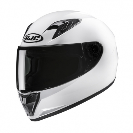 KASK MOTOCYKLOWY JUNIOR HJC Y10 SOLID PEARL WHITE