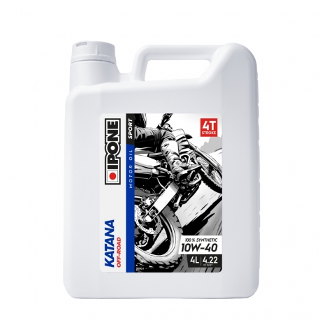 IPONE KATANA OFF ROAD 10W40 OLEJ SILNIKOWY 100% SYNTETYK 4L (ESTER, MA2) (AKC) (6) ZASTĘPUJE 800368