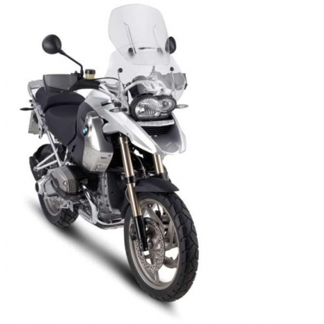 KAPPA SZYBA DWUCZĘŚCIOWA BMW R 1200 GS (04-12) 54 X 54 CM REGULOWANA AIRFLOW PRZEZROCZYSTA (DWUCZĘŚCIOWA KOMPLETNA)