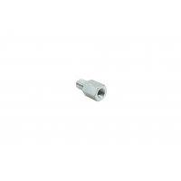 V PARTS (VICMA) ADAPTER LUSTERKA (GWINT M10 X 1,25 PRAWY/ZEWNĘTRZNY - M10 X 1,25 LEWY/WEWNĘTRZNY)(RT9VC)(KOLOR SREBRNY)