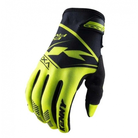 KENNY RACING RĘKAWICE CROSS/ENDURO MODEL BRAVE NEON YELLOW KOLOR ŻÓŁTY FLUO/CZARNY ROZMIAR XXL