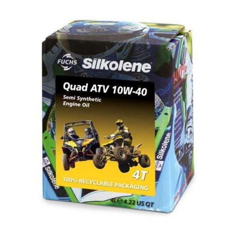 SILKOLENE FUCHS OLEJ SILNIKOWY PÓŁSYNTETYCZNY QUAD ATV 4T 10W-40 4L (CUB)