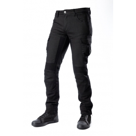 MODEKA SPODNIE SPODNIE JEANSY MOTOCYKLOWE CITY NOMAD TROOPER KOLOR CZARNY ROZMIAR L