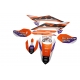 BLACKBIRD KOMPLET NAKLEJEK (OKLEIN) KTM SX 85 '25 DREAM 5 KOLOR POMARAŃCZOWY BIAŁY CZARNY
