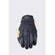 FIVE GLOVES RĘKAWICE SKÓRZANO-TEKSTYLNE SCRAMBLER KOLOR CZARNY/BEŻOWY ROZMIAR 12 (XXL)