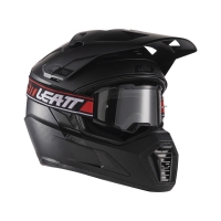 KASK MOTOCYKLOWY Z GOGLAMI LEATT ADV 7.5 BLACK