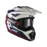 KASK MOTOCYKLOWY Z GOGLAMI LEATT ADV 7.5 ROYAL BLUE RED