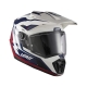KASK MOTOCYKLOWY Z GOGLAMI LEATT ADV 7.5 ROYAL BLUE RED