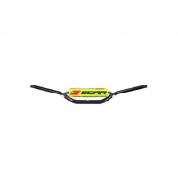SCAR RACING KIEROWNICA Z POPRZECZKĄ 28,6MM MODEL STEWART/VILLOPOTO KOLOR CZARNY GĄBKA CZARNY/ŻÓŁTY FLUO