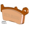 DELTA BRAKING KLOCKI HAMULCOWE KH131/3/KH233 TYŁ HONDA NSR 50 MINI '00-'09, XZ 50/100 '09-'19, NSF 250R '11-, CRF 230 '08-'15, K