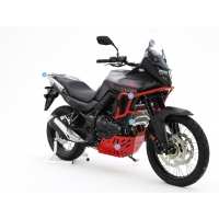 CROSSPRO GMOLE ALUMINIOWE OSŁONY SILNIKA I CHŁODNIC HONDA XL 750 TRANSALP '23-.25 KOLOR CZARNY (PASUJĄ DO ORYGINALNEJ PŁYTY POD