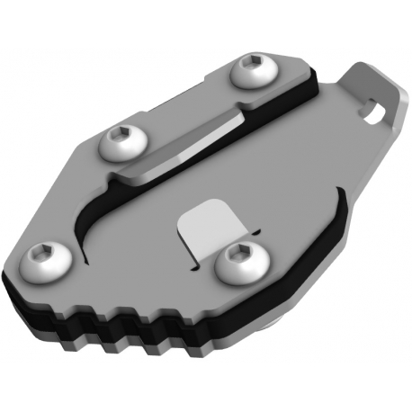 CROSSPRO POSZERZENIE STOPKI BOCZNEJ BMW R 1300 GS, R 1300 GS TRIPLE BLACK, R 1300 GS TROPHY '23-'24 KOLOR SREBRNY/CZARNY