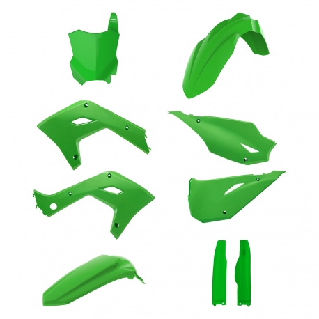 POLISPORT KOMPLET PLASTIKÓW (FULL KIT) KAWASAKI KX 125 '03-'08 KX 250 '03-'08 (RESTYLING NA MODEL 2026) W ZESTAWIE TABLICA PRZE