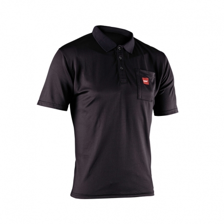 T-SHIRT LEATT POLO TEAM BLACK