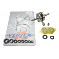 HOT RODS ZESTAW NAPRAWCZY DOŁU SILNIKA HONDA CR 80R '86-'91 (WAŁ KORBOWY, ŁOŻYSKA, USZCZELNIACZE, USZCZELKI)