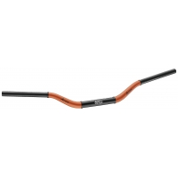 ACCEL KIEROWNICA ALUMINIOWA 28,6 MM TAPER MX WZÓR YAMAHA YZ WYSOKA (7075-T6) ERGAL DWUKOLOROWA POMARAŃCZOWY+CZARNY (SZER. 803MM,