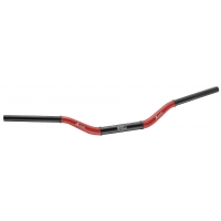 ACCEL KIEROWNICA ALUMINIOWA 28,6 MM TAPER MX WZÓR YAMAHA YZ WYSOKA (7075-T6) ERGAL DWUKOLOROWA CZERWONY+CZARNY (SZER. 803MM, WYS