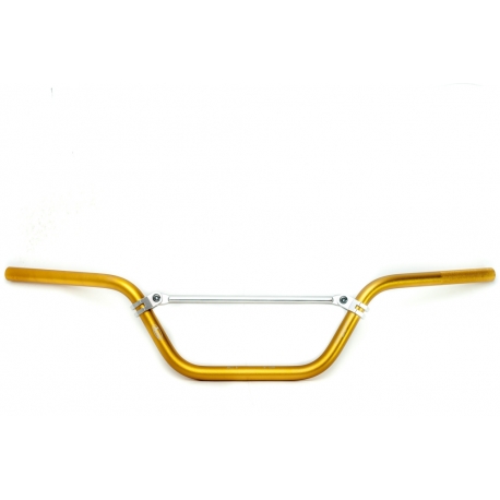 ACCEL KIEROWNICA ALUMINIOWA Z POPRZECZKĄ (22,2MM) ATV WYSOKA KOLOR ZŁOTY (SZER. 770MM, WYS. 160MM)