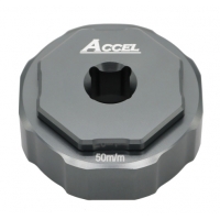 ACCEL KLUCZ DO SERWISU ZAWIESZEŃ PRZEDNICH SHOWA DWUKOMOROWYCH ZESTAW ADAPTERÓW DO ROZKRĘCANIA WKŁADU I ZEWNĘTRZNEJ NAKRĘTKI 50M