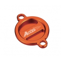 ACCEL POKRYWA FILTRA OLEJU KTM EXC 400/450/530 '08-'11, SXF 450/505 '07-'12, SXF 350 '11-'19 KOLOR POMARAŃCZOWY