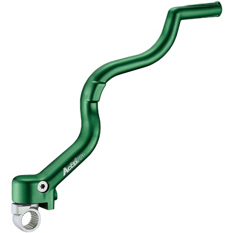 ACCEL DŹWIGNIA STARTERA (KOPKA) ALUMINIOWA KAWASAKI KXF 450 '07-'15, KLX 450R '08-'19, KOLOR ZIELONY