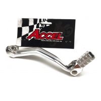 ACCEL DŹWIGNIA ZMIANY BIEGÓW YAMAHA YZ 125/250 '05-'25, FANTIC XE / XX 125 '21-'25 ALUMINIOWA KOLOR SREBRNY (LCA4305)