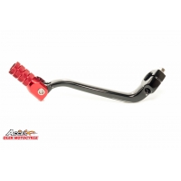 ACCEL DŹWIGNIA ZMIANY BIEGÓW HONDA CRF 450X '05-'17 ALUMINIOWA KOLOR CZARNY, KONCÓWKA CZERWONA (24700-MEY-670)