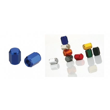 ACCEL NAKRĘTKI WENTYLA KOMPLET (2 SZT) KOLOR CZERWONY