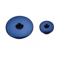 ACCEL KORKI INSPEKCYJNE SILNIKA SUZUKI RMZ 250 '07-'23, RMZ 450 '05-'23, RMX 450 '10-'19 KOLOR NIEBIESKI (26X1,5MM , 12X1,25MM)