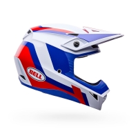 KASK MOTOCYKLOWY BELL MX-10 MIPS DYNO RED WHITE