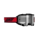 GOGLE LEATT VELOCITY 4.5 IRIZ 50 VLT RED SILVER OS