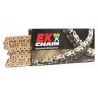 EK ŁAŃCUCH NAPĘDOWY EK520MVXZ2 120 QX-RING KOLOR ZŁOTY (DO 1000CCM) (40,0KN) (MADE IN JAPAN) (ZAKUWKA)