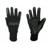 POLEDNIK RĘKAWICE / RĘKAWICZKI SPORTOWE SKÓRZANO-TEKSTYLNE MODEL RSW WINDPROOF (WIATROODPORNE) KOLOR CZARNY ROZMIAR XXL