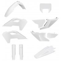 POLISPORT KOMPLET PLASTIKÓW (FULL KIT) HUSQVARNA TE/FE TPI '24-'25 W ZESTAWIE OSŁONA LAMPY PRZEDNIEJ I OSŁONY AMORTYZATORÓW KOLO